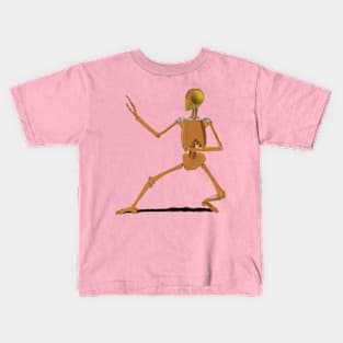 Kung Fu Robot Kids T-Shirt